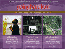 Tablet Screenshot of goingbarefoot.com